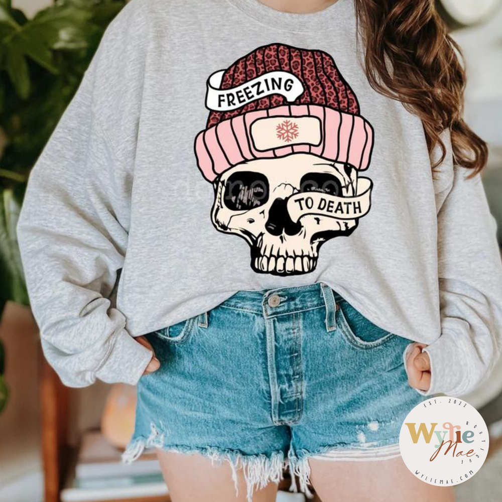 Freezing to Death Skull Shirt