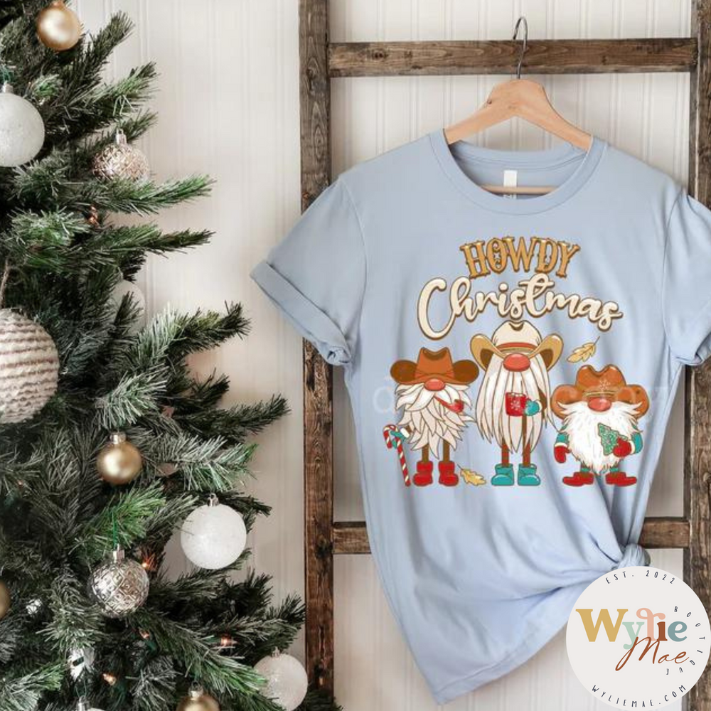 Western Christmas Gnomes Shirt